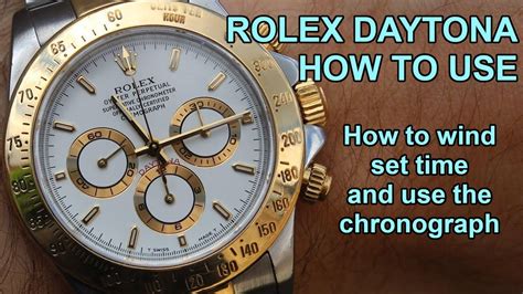 how to set date on rolex daytona|rolex daytona how to use.